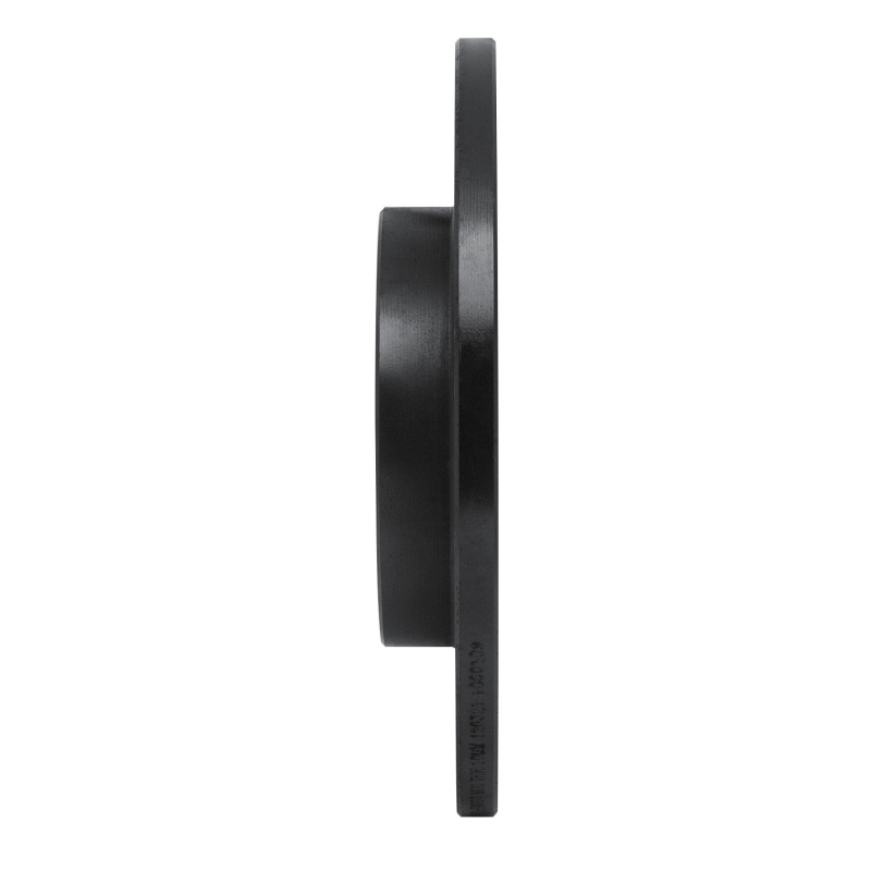 Audi Fox Brake Rotor (1) - Front Right - R1 Concepts - Drilled & Slotted - Black - `73-`05